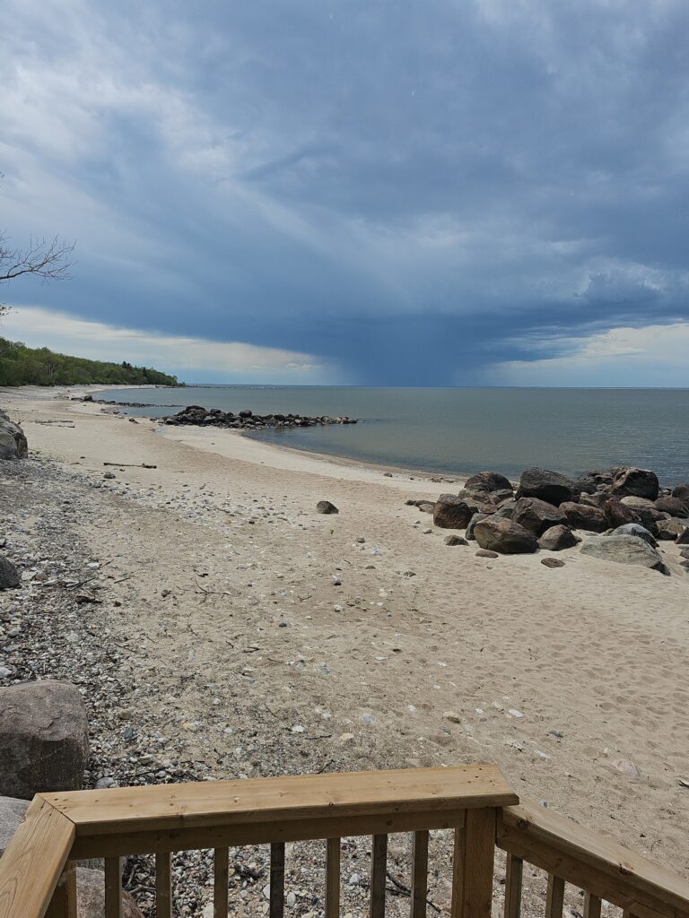 Storm on the horizon.